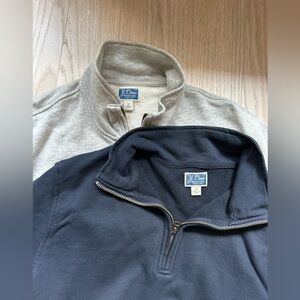 Bundle of 2- Garnent Dyed French Terry Half Zip Sweatshirt
